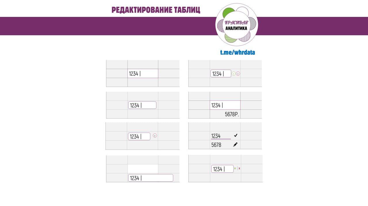 Редактирование таблиц image preview